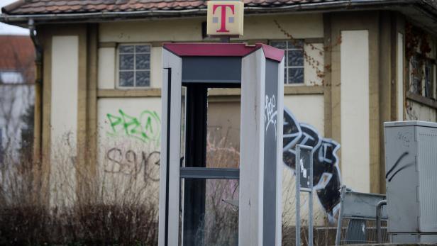 Telefonzelle im deutschen Kassel