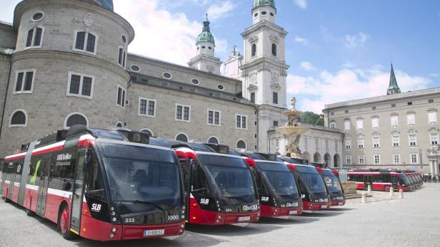 Die neue O-Bus-Flotte der Salzburg AG