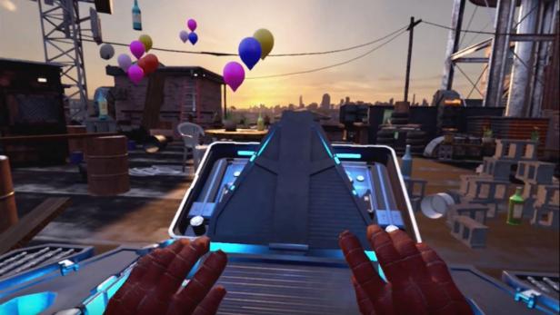 In der Spider-Man Virtual Reality Experience kann man in die Haut von Peter Parker schlüpfen