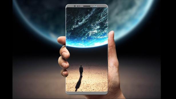 Das Smartphone KIICAA S8 des chinesischen Unternehmens Leagoo sieht dem Samsung Galaxy S8 zum Verwechseln ähnlich