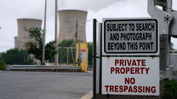 Atomkraftwerk Three Mile Island in Pennsylvania, USA