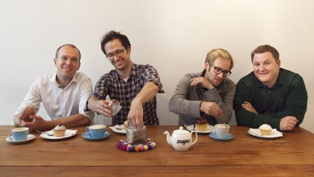 Die Gründer des Wiener Diabetes-Start-ups mySugr, Frank Westermann, Gerald Stangl, Fredrik Debong und Michael Forisch (v.li.)