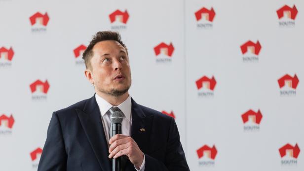 Elon Musk am Freitag in Adelaide, Australien