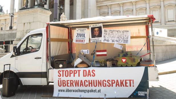 Ende Juni wurde bereits in ganz Österreich gegen das Sicherheitspaket protestiert. Diese Aktionen werden nun weiter fortgesetzt.