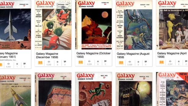 Das Science Fiction Magazin aus den 1950er-Jahren gibt es jetzt aus Gratis-Download.