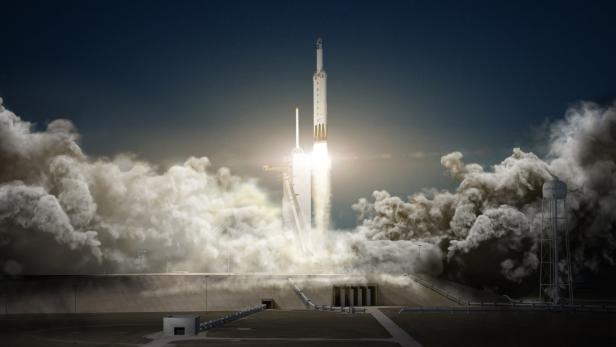 So stellt sich SpaceX den Start der Falcon Heavy vor