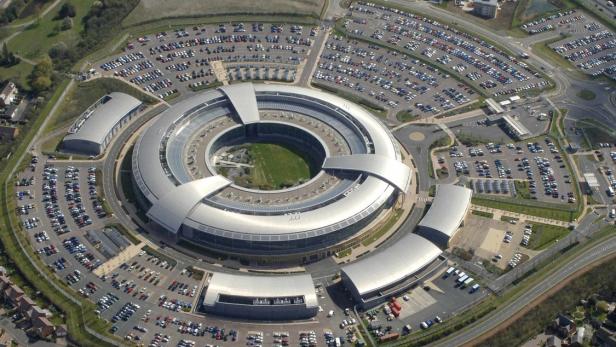 Britain&#039;s Government Communications Headquarters (GCHQ) in Cheltenham is seen in this undated handout aerial photograph released in London on October 18, 2010. Terrorism and cyber attacks are expected to take precedence over nuclear proliferation and the breakdown of weak states when the government reveals its strategy for national security on Monday. The government hopes the National Security Strategy will help to convince critics that a broad military review due out on Tuesday is based on strategic thinking, not just on the need to save money. REUTERS/Crown Copyright/Handout (BRITAIN - Tags: MILITARY POLITICS) NO COMMERCIAL OR BOOK SALES. FOR EDITORIAL USE ONLY. NOT FOR SALE FOR MARKETING OR ADVERTISING CAMPAIGNS. NO THIRD PARTY SALES. NOT FOR USE BY REUTERS THIRD PARTY DISTRIBUTORS. THIS IMAGE HAS BEEN SUPPLIED BY A THIRD PARTY. IT IS DISTRIBUTED, EXACTLY AS RECEIVED BY REUTERS, AS A SERVICE TO CLIENTS. NO COMMERCIAL USE