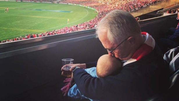 Dieses auf Facebook veröffentlichte Foto von Australiens Premierminister Malcolm Turnbull löste einen Shitstorm aus