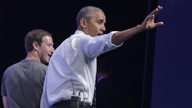 Barack Obama und Facebook-CEO Mark Zuckerberg