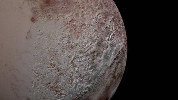 Die Eisstrukturen auf Pluto