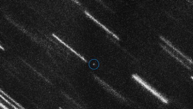 Aufnahme des Asteroiden 2012 TC4