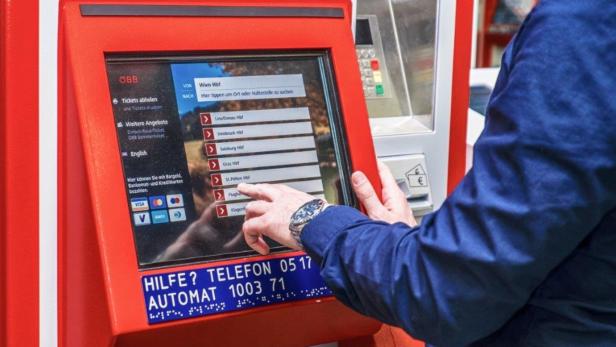 Der ÖBB-Ticketautomat bekommt eine neue Benutzeroberfläche.