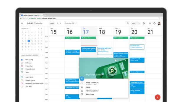 Google Calendar im Browser bekommt Material Design 