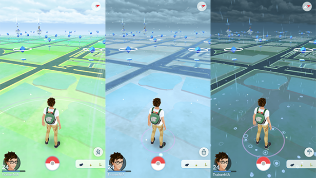 Pokémon Go passt sich künftig den echten Wetterbedingungen am Spielort an