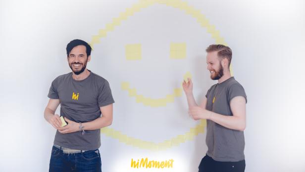 hiMoment-Gründer Christoph Schnedlitz und Jan Hruby
