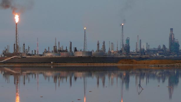 Die Raffinerie Amuay des staatlichen Erdölunternehmens von Venezuela in Punto Fijo