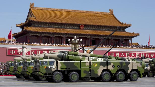Eine Militärparade in China (Symbolbild)
