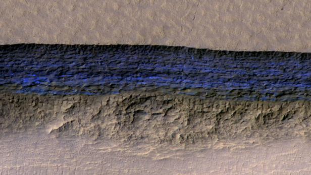 NASA-Aufnahmen: Wassereis auf dem Mars