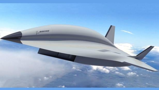 Die Designstudie von Boeing eines Hyperschall-Spionageflugzeugs