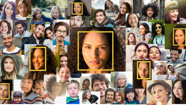 Amazon-Promo-Bild für das Gesichtserkennungssystem Rekognition