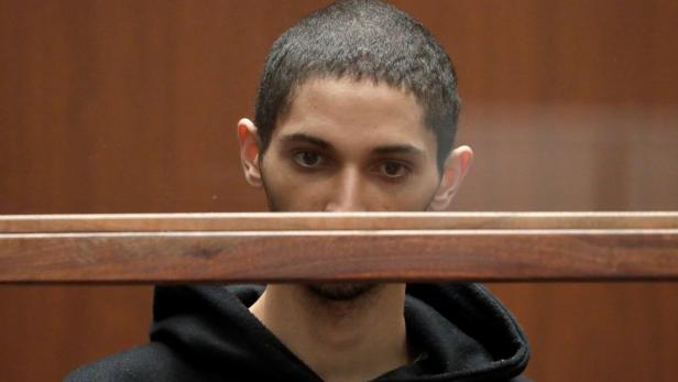 Tyler Barriss, 25, appears in court for his extradition hearing in Los Angeles
