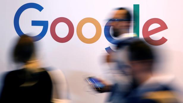 The logo of Google is pictured during the Viva Tech start-up and technology summit in Paris, France
