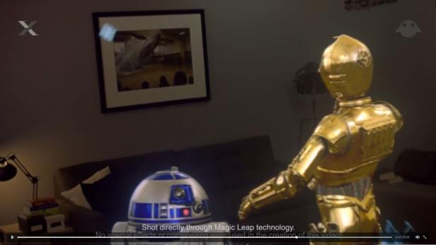 Screenshot aus dem Star-Wars-Magic-Leap-Video