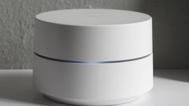 Google Wifi is displayed during the presentation of new Google hardware in San Francisco