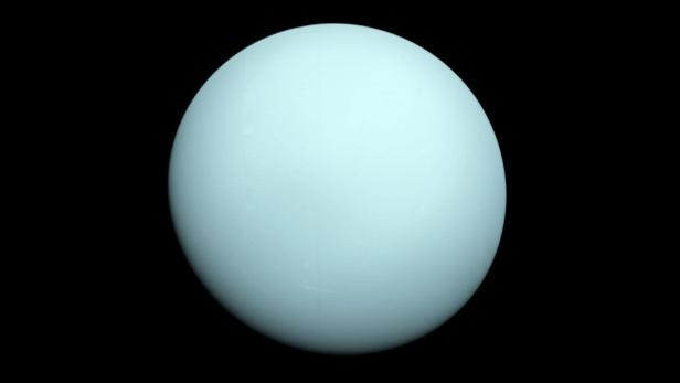 Aufnahme des Uranus von der Raumsonde Voyager 2