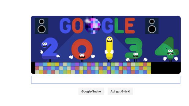 Mit dem Silvester Google Doodle kommt man in Feierlaune. Wir wünschen allen Leserinnen und Lesern einen guten Rutsch!