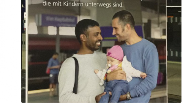 Dieses Werbesujet der ÖBB wurde vom FPÖ-Politiker mit einem Hassposting kommentiert