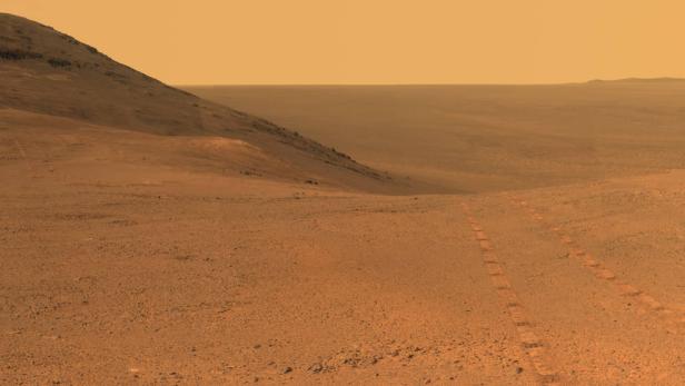 Eines der letzten Fotos, das der Rover vom Mars sendete