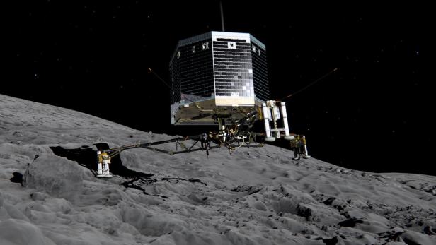 Zehn Jahre lang reiste „Rosetta“ zu dem kosmischen Brocken „67P/Tschurjumow-Gerassimenko“ und setzte dort am 12. November das Mini-Labor „Philae“ ab. In Kometen stecken die wahrscheinlich ältesten weitgehend unveränderten Reste aus der Zeit, als sich das Sonnensystem vor 4,6 Milliarden Jahren bildete.