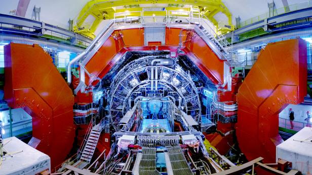 Bild des Teilchendetektors des ALICE Experiments im CERN LHC.