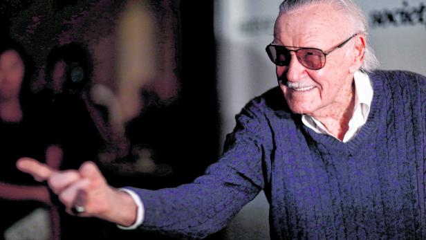 FILE PHOTO - Marvel Comics co-creator Lee poses at a tribute event "Extraordinary: Stan Lee" at the Saban Theatre in Beverly Hills