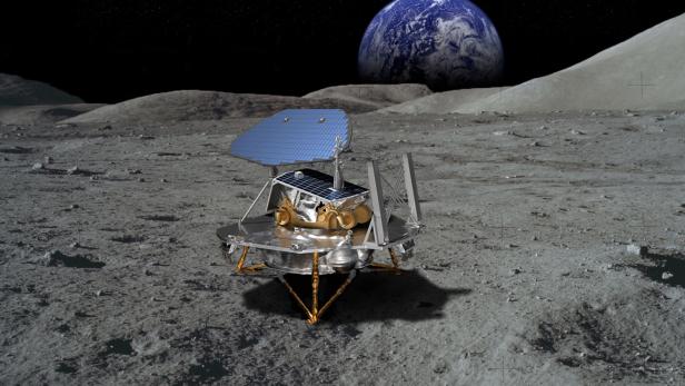Das Mond-Lander-Konzept von Lockheed