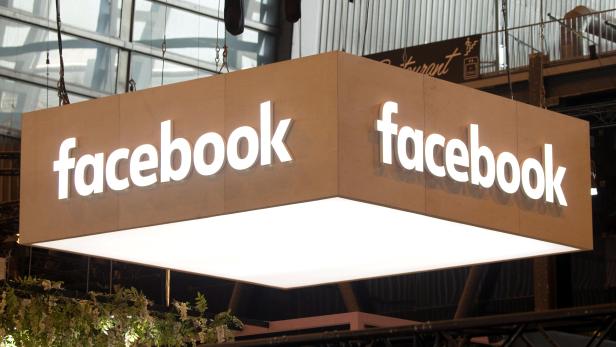 FILE PHOTO: The logo of Facebook is pictured during the Viva Tech start-up and technology summit in Paris