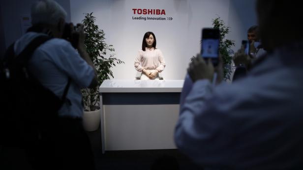 Toshiba präsentiert Androidin Aiko Chihira