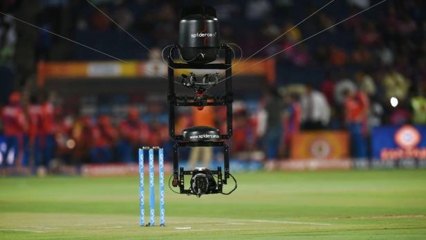 Spidercams kommen nicht nur im Fußball, auch im Tennis oder Cricket, zum Einsatz
