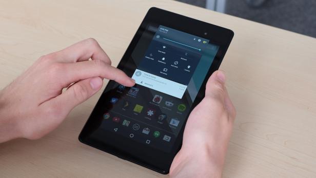 Eine Vorabversion von Android 5.0 auf einem Nexus 7 von Asus