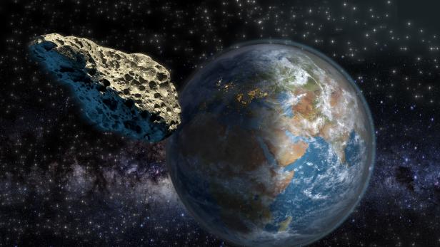 Asteroid nahe an der Erde