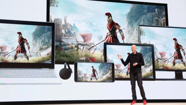US-GOOGLE-MAKES-GAMING-ANNOUNCEMENT-DURING-KEYNOTE-AT-GAMING-IND