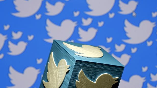 FILE PHOTO - A 3D-printed logo for Twitter is seen in this picture illustration made in Zenica