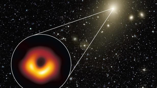 Das noch namenlose Loch befindet sich im zentrum der Galaxie M87