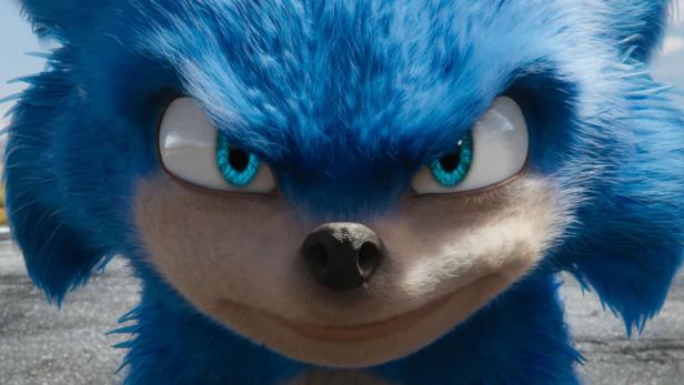 Der motivierte Sprinter-Blick von &quot;Sonic The Hedgehog&quot;