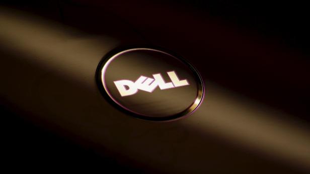 File photo of the Dell company logo on the cover of a laptop at a Dell outlet in Hong Kong