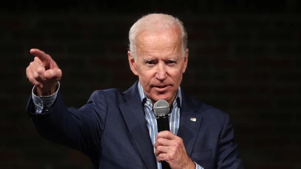 U.S. Democratic presidential candidate Biden holds a campaign stop in Des Moines, Iowa