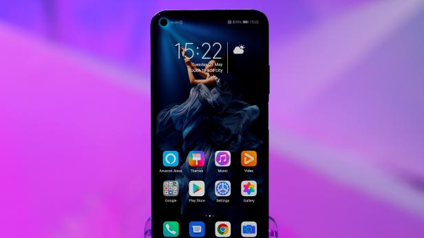 FILE PHOTO: Huawei's new Honor 20 smartphone is seen at a product launch event in London