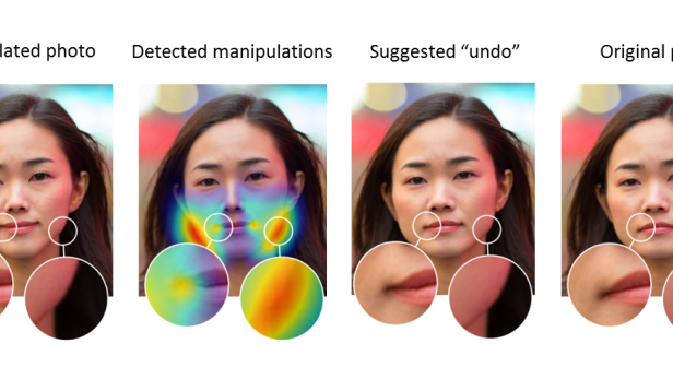 Forscher haben eine KI entwickelt, die selbstständig gephotoshopte Gesichter erkennt