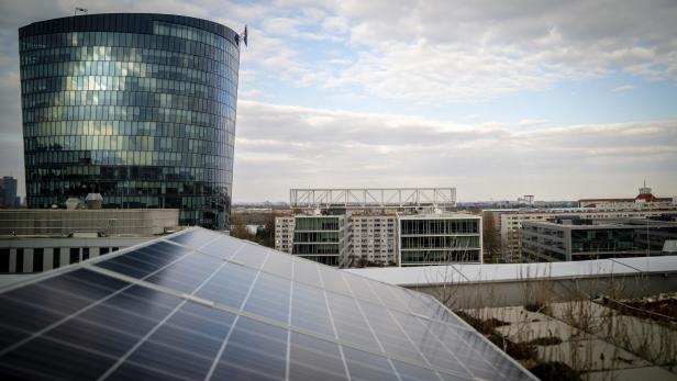Photovoltaikanlage der Wien Energie.